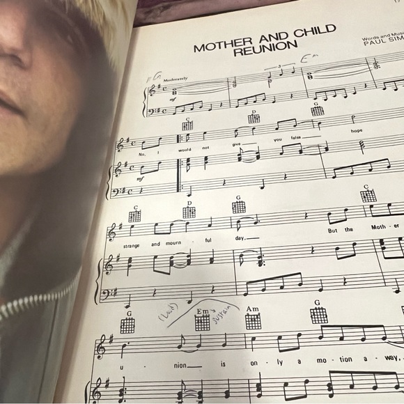Vintage Paul Simon, New Songs, 1976  song book, sheet music, 30+ songs - Picture 8 of 9